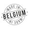 Made In Belgium Stamp Logo Icon Symbol Design. Seal Illustration Badge vector National Product.