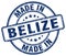 made in Belize blue grunge stamp