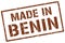 made in Benin stamp