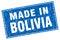 made in Bolivia stamp