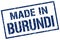 made in Burundi stamp