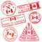 Made In Canada Rubber Stamps