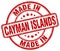 made in Cayman Islands red grunge stamp
