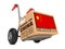 Made in China - Cardboard Box on Hand Truck.