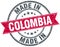 made in Colombia stamp