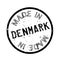 Made In Denmark rubber stamp