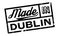 Made In Dublin rubber stamp