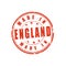 Made in England vector stamp