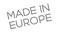 Made In Europe rubber stamp