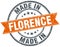 made in Florence stamp