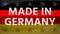 Made in germany background german creative flag colors