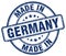 Made in Germany blue round stamp