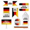 Made in Germany graphics and labels set