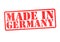 MADE IN GERMANY Rubber Stamp