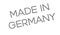 Made In Germany rubber stamp