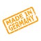 Made in germany rubber stamp for place of manufacture