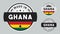 Made in Ghana collection for label, stickers, badge.
