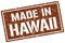 made in Hawaii stamp