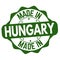 Made in Hungary sign or stamp