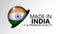 Made in India graphic and label