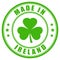 Made in Ireland vector stamp