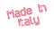 Made In Italy rubber stamp