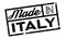 Made In Italy rubber stamp