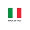 Made in Italy sign