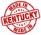 Made in Kentucky red grunge stamp