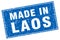 made in Laos stamp
