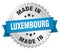 made in Luxembourg badge