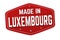 Made in Luxembourg label or sticker