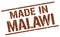 made in Malawi stamp