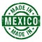 Made in Mexico grunge stamp vector