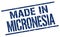 made in Micronesia stamp