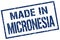 made in Micronesia stamp
