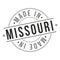 Made in Missouri Stamp. Logo Icon Symbol Design. Security Seal Style.