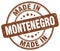 made in Montenegro stamp