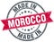 made in Morocco stamp