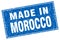 made in Morocco stamp