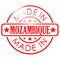 Made in Mozambique red seal