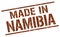 made in Namibia stamp