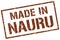 made in Nauru stamp