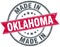 Made in Oklahoma red stamp