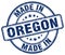 Made in Oregon blue grunge stamp