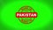 Made In PAKISTAN Signed Stamping Text Wooden Stamp Animation.