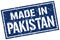 made in Pakistan stamp