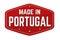 Made in Portugal label or sticker