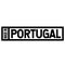 Made in Portugal label on white
