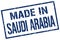 made in Saudi Arabia